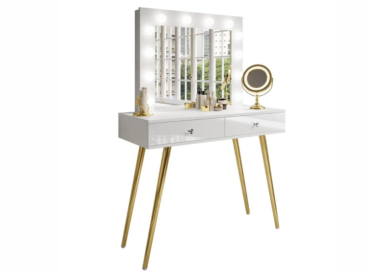 Biały połysk \ Uchwyty \ Złoty