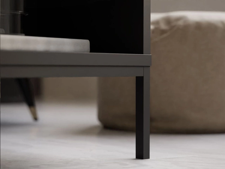 Stolik kawowy z szufladą Tavio Czarny