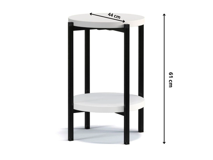 Stolik boczny Sevilla Ciemny brązowy