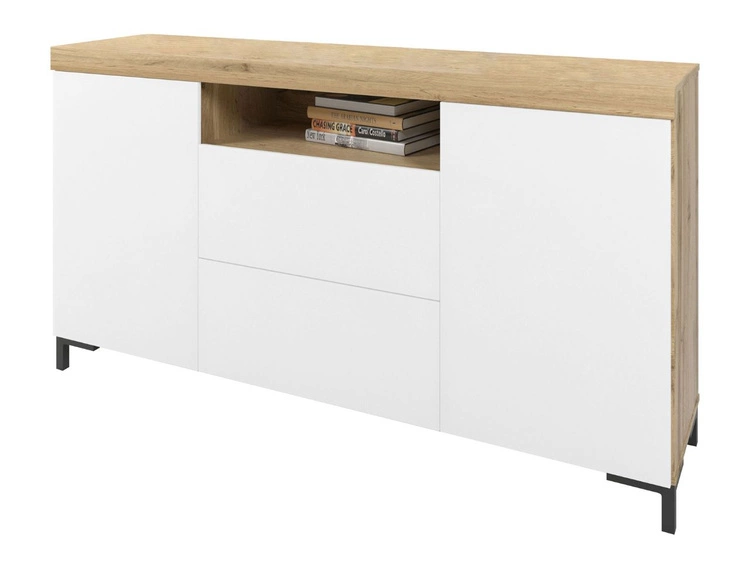 88 cm \ Biały mat || Dąb wotan