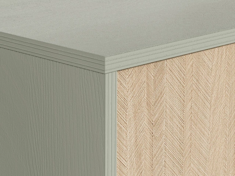 Regał z drzwiczkami Modena Eukaliptus