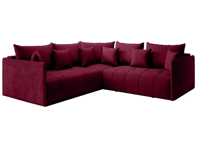 Narożnik L uniwersalny z funkcją spania i pojemnikiem Ardi L Czerwony