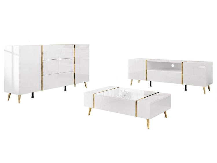 Biały połysk \ 13 cm \ Push to open