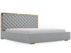 Łóżko tapicerowane z pojemnikiem i stelażem 180x200 Bonito Szary