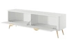 Szafka pod telewizor z drzwiczkami 163 cm Latina Biała