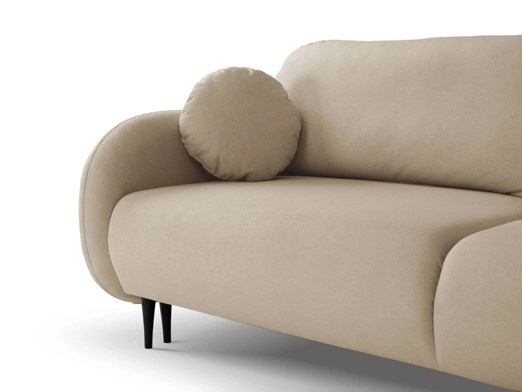 Kanapa z funkcją spania i pojemnikiem na pościel Alta Brązowa