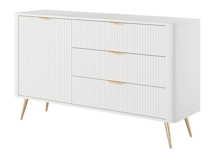 Komoda z drzwiami i szufladami Latina Biała