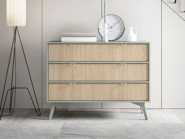 Komoda z trzema szufladami Modena Eukaliptus