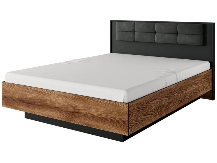 Zestaw mebli do sypialni Montreal Brązowy, Czarny