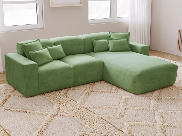 Narożnik L Prawy Leni Zielony