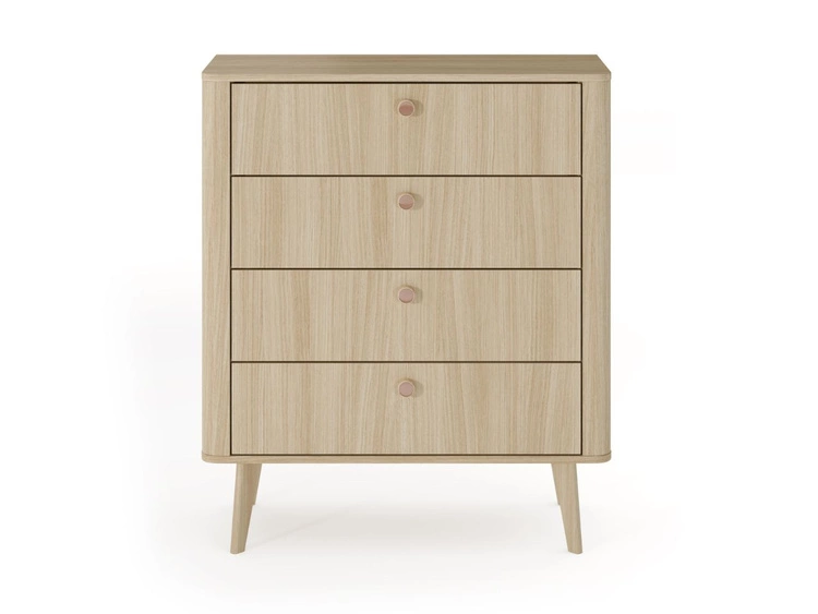 Komoda z czterema szufladami Bilancio Dąb Barista