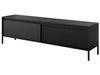 Szafka pod telewizor z drzwiczkami 187 cm Sorano Czarna