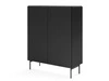Komoda dwudrzwiowa wysoka Qualita Czarna