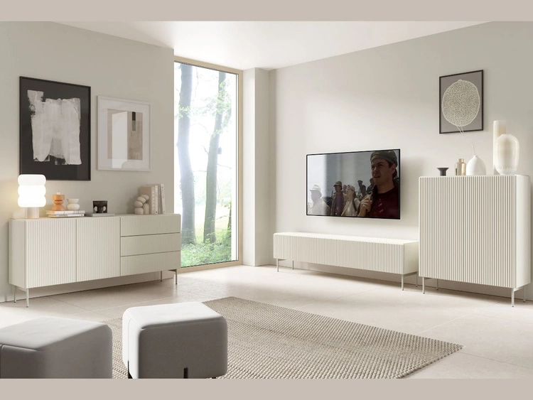 Zestaw mebli do pokoju dziennego Qualita Kaszmirowy