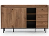 Komoda z drzwiami i szufladami Vasa Brązowa