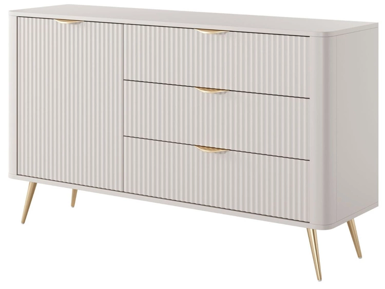 Komoda z drzwiami i szufladami Latina Beżowa