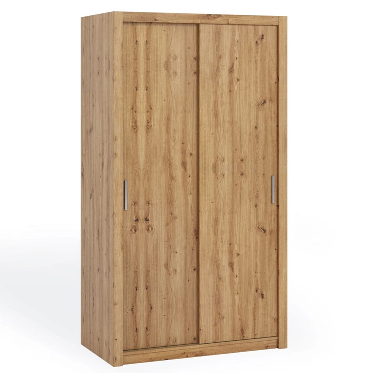 Szafa dwudrzwiowa z drzwiami przesuwnymi 120 Bino Brązowa