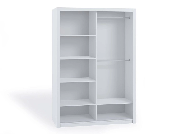 Szafa dwudrzwiowa z drzwiami przesuwnymi 120 Bino Ciemnobrązowa