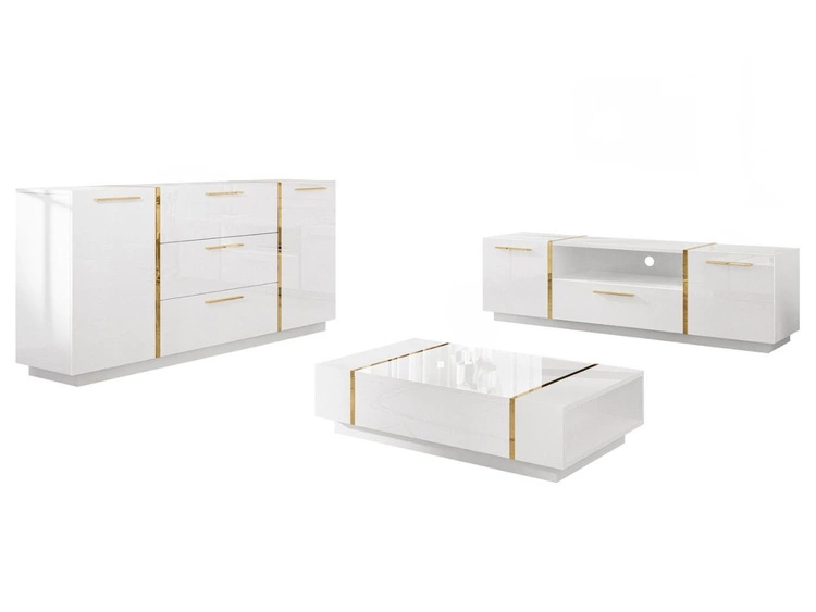 Biały połysk \ Cokół \ Uchwyty