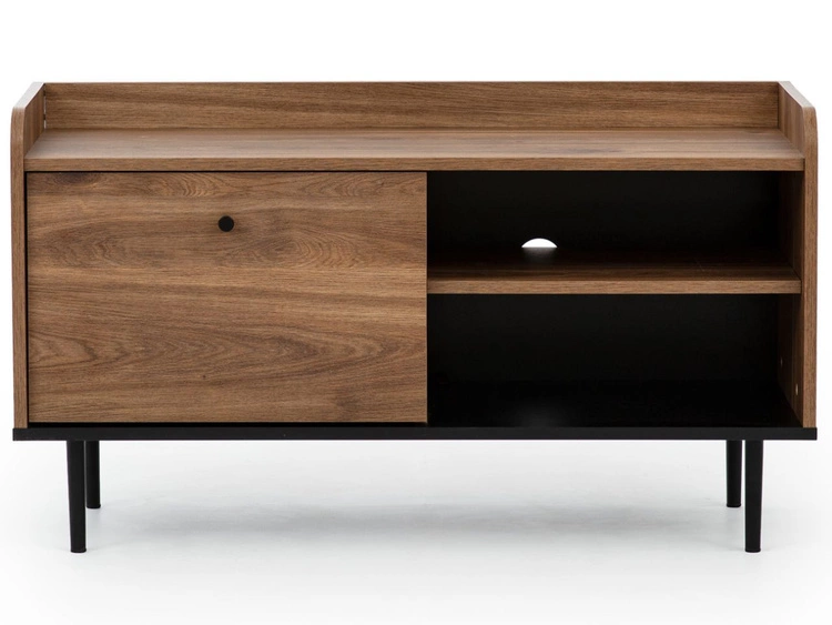 Szafka pod telewizor z drzwiczkami 100 cm Vasa Brązowa