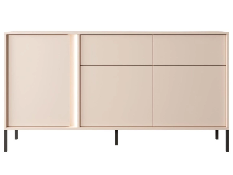 Komoda z drzwiami i szufladami Dego Beżowa