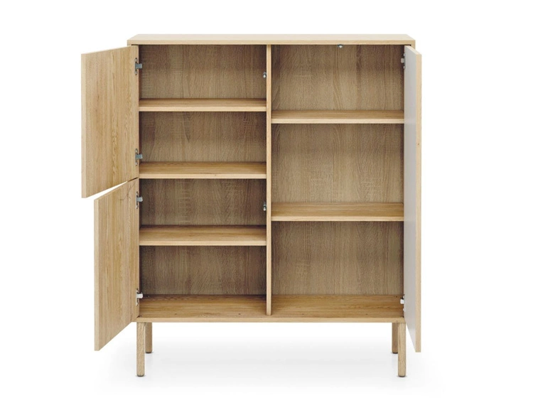 Komoda trzydrzwiowa wysoka Gradimento Dąb Cremona