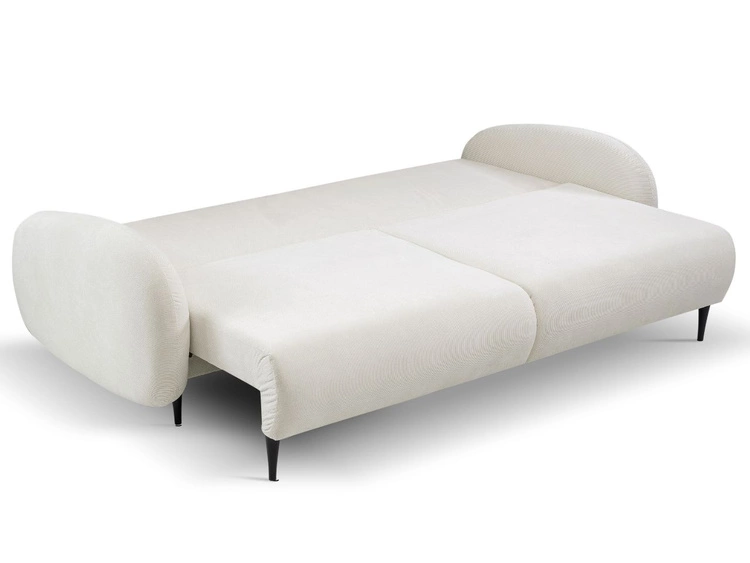 Kanapa z funkcją spania i pojemnikiem na pościel Alta Jasnobeżowa