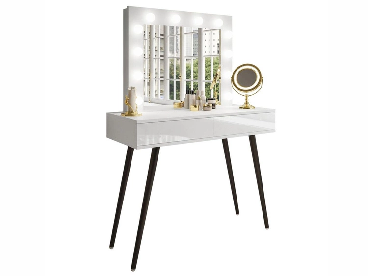 Biały połysk \ Push to open \ Czarny