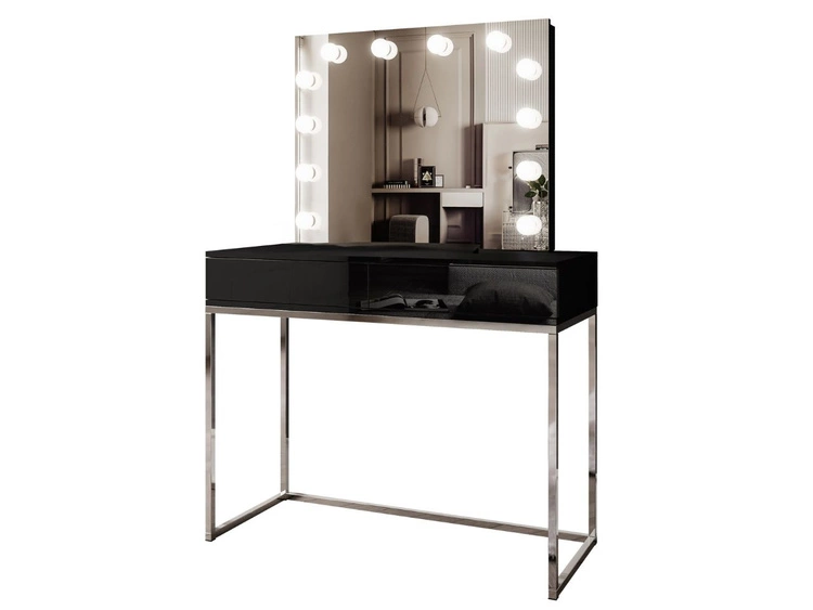 Czarny połysk \ Push to open \ Srebrny