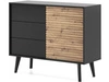 Komoda z drzwiami i szufladami Astro Czarna