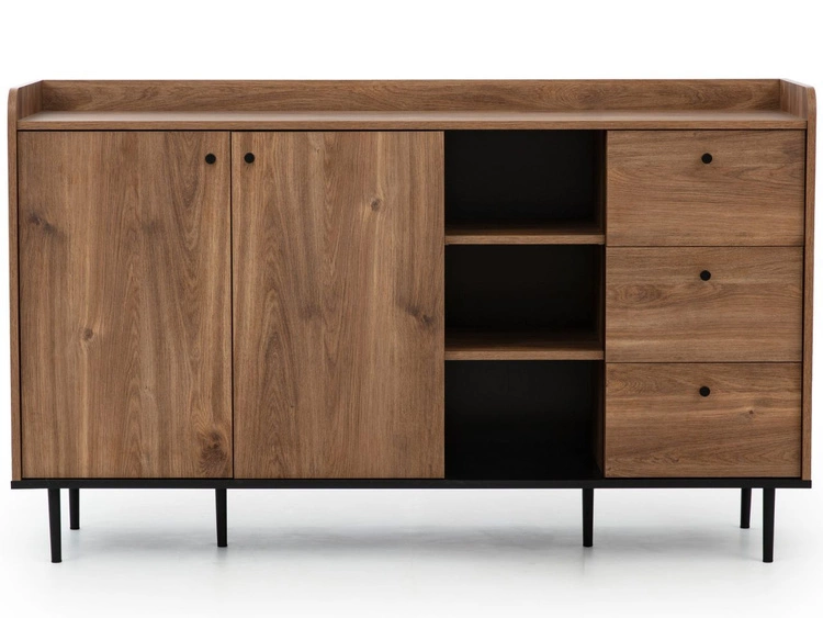 Komoda z drzwiami i szufladami Vasa Brązowa