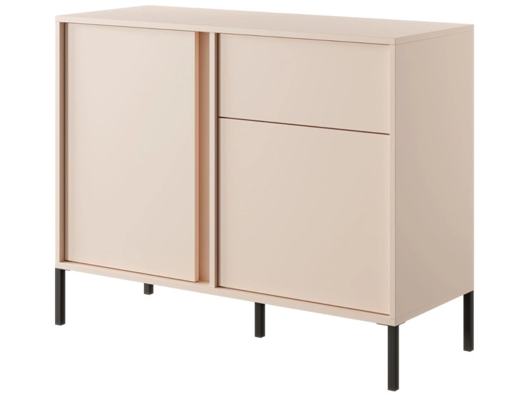 Komoda z drzwiami i szufladą Dego Beżowa