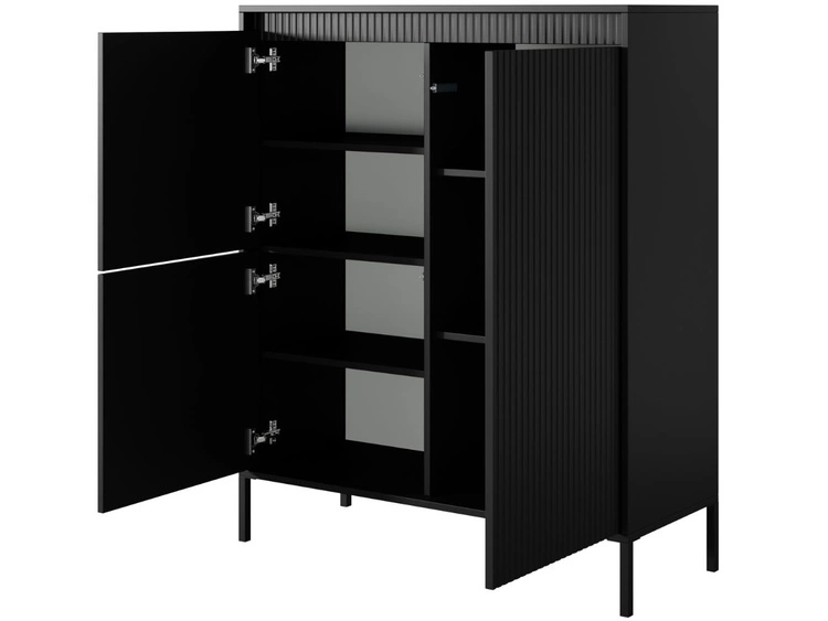 Komoda z drzwiami Sorano Czarna