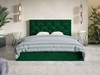 Łóżko tapicerowane z pojemnikiem i stelażem 120x200 Salento zielone