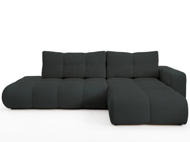 Narożnik L Prawy z funkcją spania i pojemnikiem Sile L Grafitowy