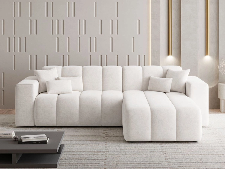 Narożnik L Prawy Nork Kremowy