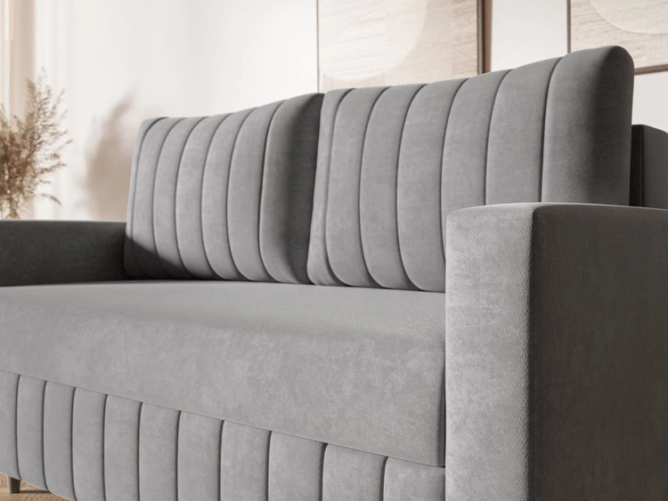 Kanapa z funkcją spania i pojemnikiem na pościel Castelo granatowa