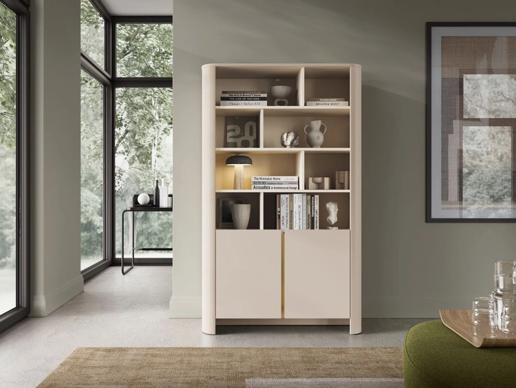 Zestaw mebli do salonu ze złotą listwą dekoracyjną Brillo Kaszmir