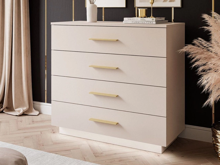 Komoda z szufladami i oświetleniem LED Nuveo Kaszmir