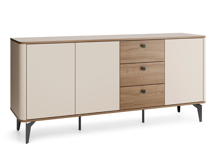 Zestaw mebli do sypialni Arelis Kaszmir, Orzech Royal