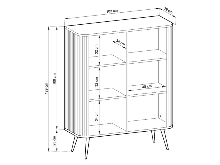Zestaw mebli do salonu Viva Biały