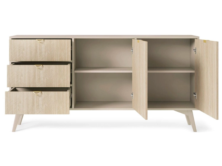Komoda z drzwiami i szufladami Modena Beż Piskowy