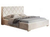 Łóżko tapicerowane z pojemnikiem i stelażem 120x200 Taranto Beżowe