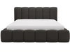 Łóżko tapicerowane z pojemnikiem i stelażem 160x200 Cloud czarne