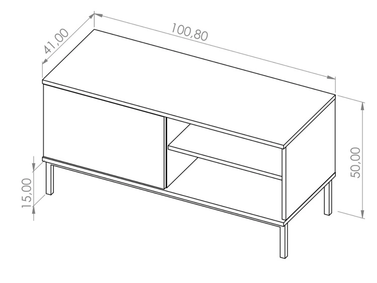 Zestaw mebli do salonu Soroko Biały
