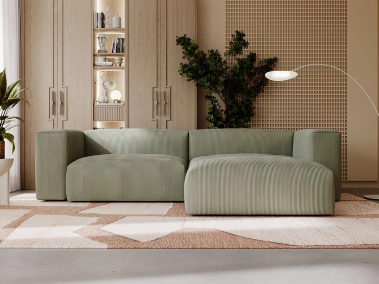 Narożnik wypoczynkowy L prawy Landi Zielony