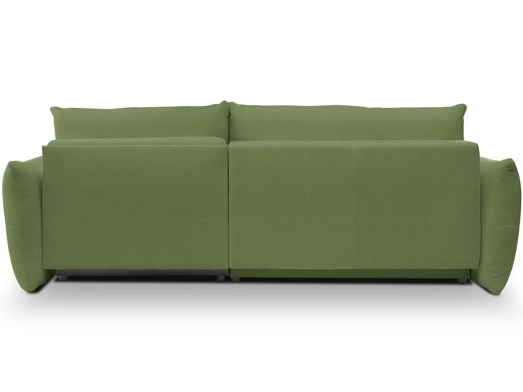 Narożnik L uniwersalny z funkcją spania i pojemnikiem Bene Zielony