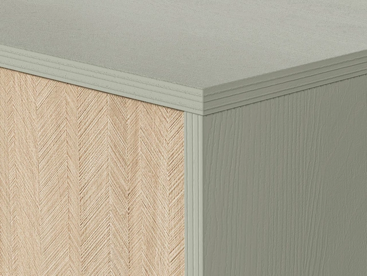 Komoda z drzwiami i szufladami 106 cm Modena Eukaliptus