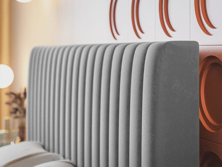 Łóżko tapicerowane z pojemnikiem i stelażem 120x200 Toscania Czarne