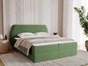 Łóżko kontynentalne z pojemnikiem na pościel 180x200 Bogota Zielone